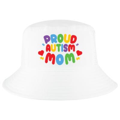 Proud Autism Mom Colorful Awareness Cool Comfort Performance Bucket Hat