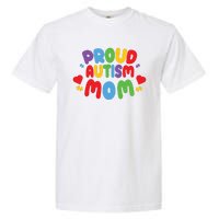 Proud Autism Mom Colorful Awareness Garment-Dyed Heavyweight T-Shirt