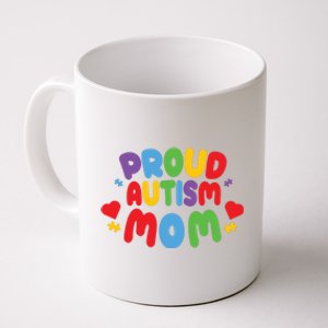 Proud Autism Mom Colorful Awareness Coffee Mug