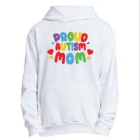 Proud Autism Mom Colorful Awareness Urban Pullover Hoodie