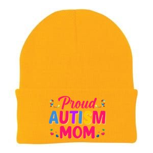 Proud Autism Mom Gift Knit Cap Winter Beanie