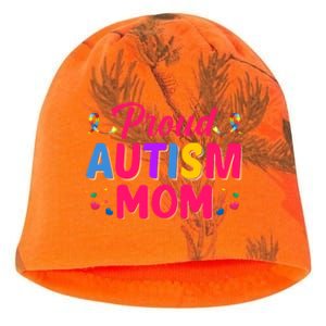 Proud Autism Mom Gift Kati - Camo Knit Beanie