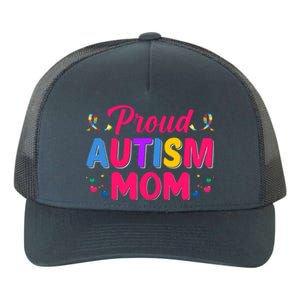 Proud Autism Mom Gift Yupoong Adult 5-Panel Trucker Hat