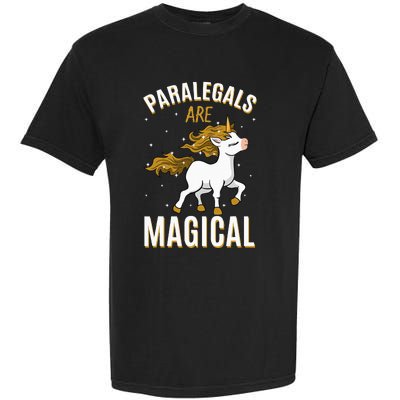 Paralegals Are Magical Unicorn Job Law Profession Garment-Dyed Heavyweight T-Shirt