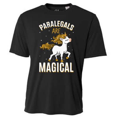 Paralegals Are Magical Unicorn Job Law Profession Cooling Performance Crew T-Shirt