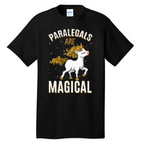 Paralegals Are Magical Unicorn Job Law Profession Tall T-Shirt