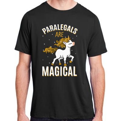 Paralegals Are Magical Unicorn Job Law Profession Adult ChromaSoft Performance T-Shirt