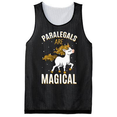 Paralegals Are Magical Unicorn Job Law Profession Mesh Reversible Basketball Jersey Tank