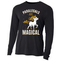 Paralegals Are Magical Unicorn Job Law Profession Cooling Performance Long Sleeve Crew