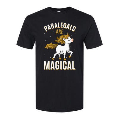 Paralegals Are Magical Unicorn Job Law Profession Softstyle CVC T-Shirt