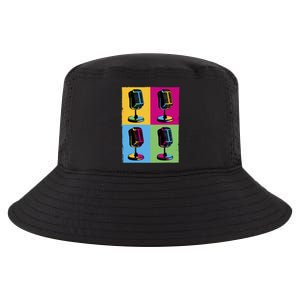 Pop Art Microphone Music Cool Comfort Performance Bucket Hat