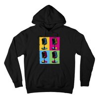 Pop Art Microphone Music Hoodie