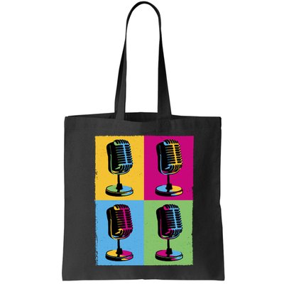 Pop Art Microphone Music Bag
