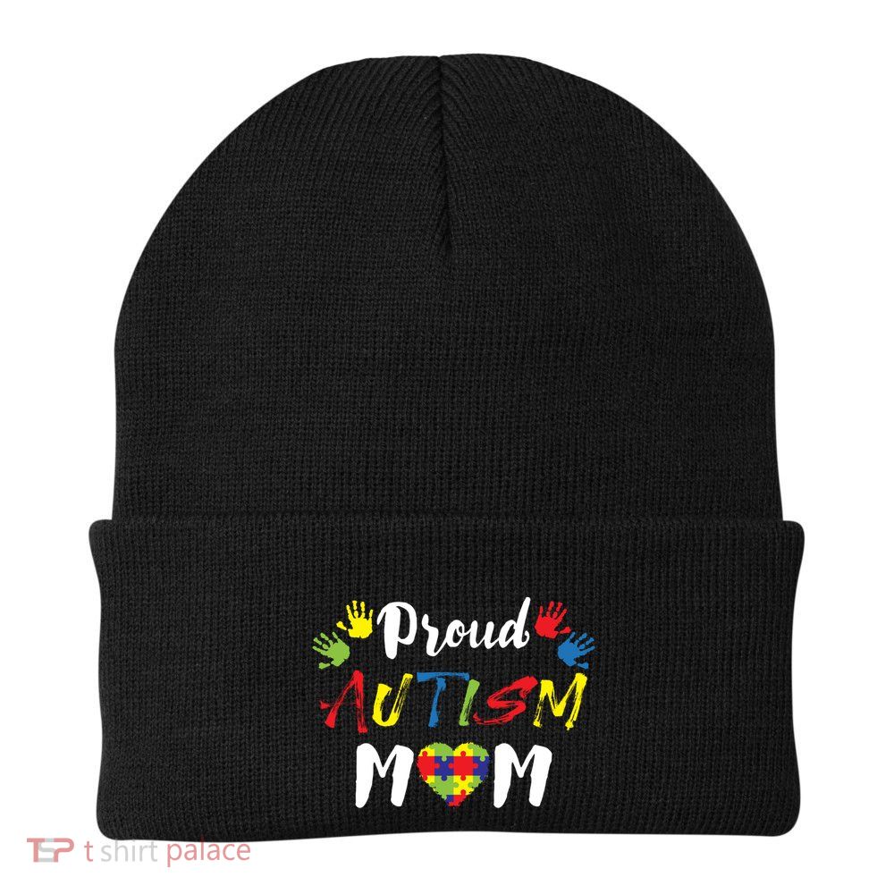 Proud Autism Mom Gift Beanie