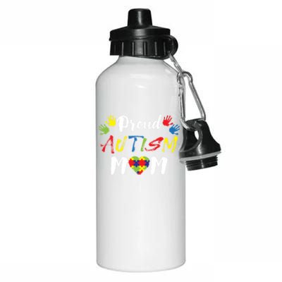 Proud Autism Mom Gift Aluminum Water Bottle