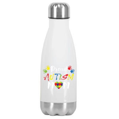 Proud Autism Mom Gift Stainless Steel Insulated Water Bottle