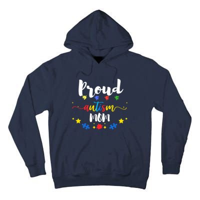 Proud Autism Mom Awareness Puzzle Gift Tall Hoodie