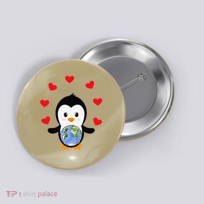 Penguins Are My Valentines I Love Penguins I Heart Penguins Button