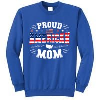 Proud American Mom Flag Usa 4th Of July Patriotic Mom Gift Sweatshirt