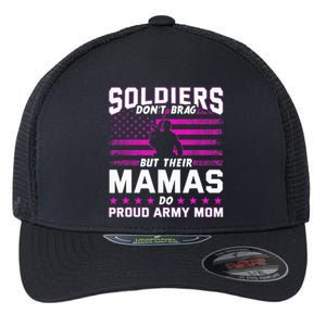 Proud Army Mom Mothers Day Flexfit Unipanel Trucker Cap