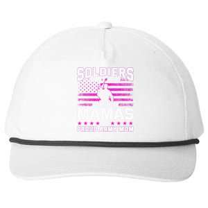 Proud Army Mom Mothers Day Snapback Five-Panel Rope Hat