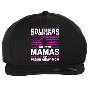 Proud Army Mom Mothers Day Wool Snapback Cap