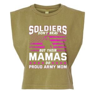 Proud Army Mom Mothers Day Garment-Dyed Women's Muscle Tee