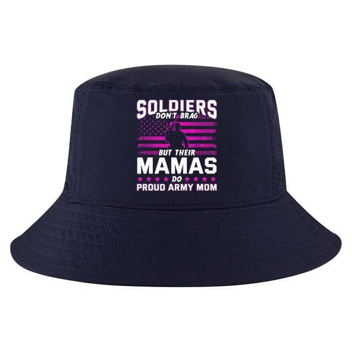 Proud Army Mom Mothers Day Cool Comfort Performance Bucket Hat