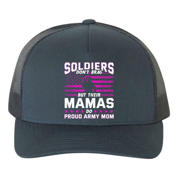 Proud Army Mom Mothers Day Yupoong Adult 5-Panel Trucker Hat