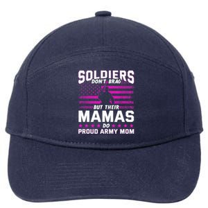 Proud Army Mom Mothers Day 7-Panel Snapback Hat