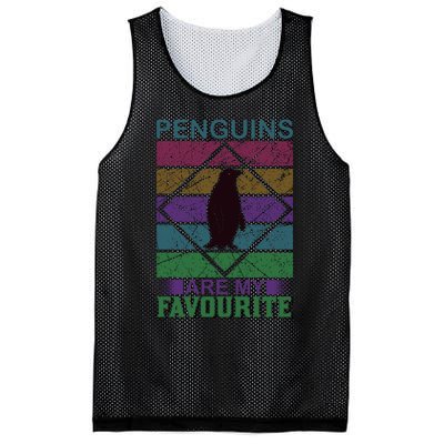 Penguins Are My Favorite Mesh Reversible Basketball Jersey Tank