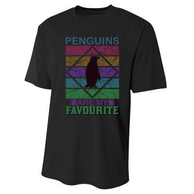 Penguins Are My Favorite Performance Sprint T-Shirt