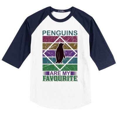 Penguins Are My Favorite Baseball Sleeve Shirt