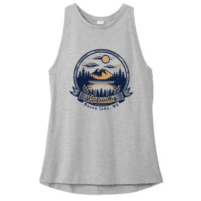 Paradise Associates Mason Lake Ladies PosiCharge Tri-Blend Wicking Tank