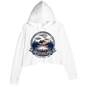 Paradise Associates Mason Lake Crop Fleece Hoodie