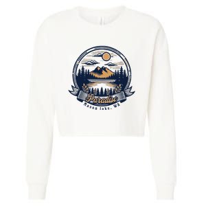 Paradise Associates Mason Lake Cropped Pullover Crew