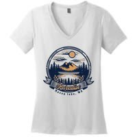 Paradise Associates Mason Lake Women's V-Neck T-Shirt