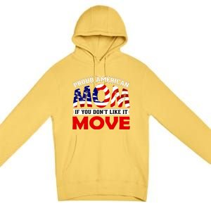 Proud American Mom Premium Pullover Hoodie