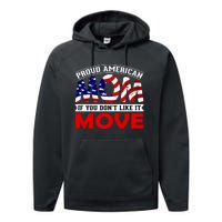 Proud American Mom Performance Fleece Hoodie