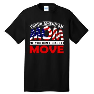 Proud American Mom Tall T-Shirt