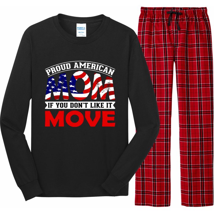 Proud American Mom Long Sleeve Pajama Set