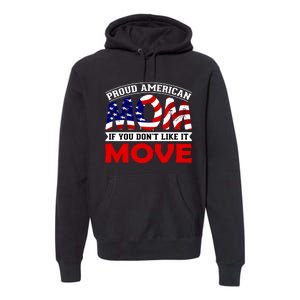 Proud American Mom Premium Hoodie