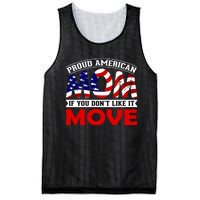 Proud American Mom Mesh Reversible Basketball Jersey Tank