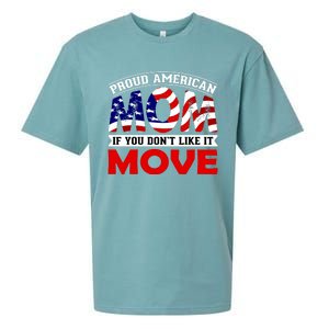 Proud American Mom Sueded Cloud Jersey T-Shirt