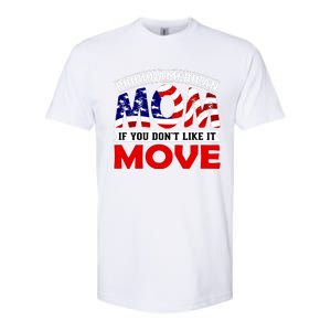 Proud American Mom Softstyle CVC T-Shirt