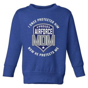 Proud Airforce Mom Protect Sons Gift Toddler Sweatshirt