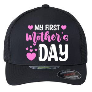 Pregnancy Announcet Mom To Be My First Mothers Day Gift Flexfit Unipanel Trucker Cap