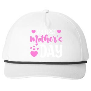 Pregnancy Announcet Mom To Be My First Mothers Day Gift Snapback Five-Panel Rope Hat