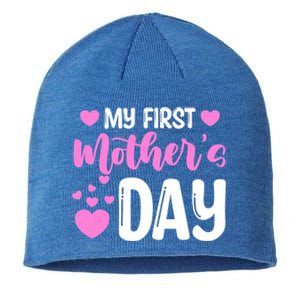 Pregnancy Announcet Mom To Be My First Mothers Day Gift Sustainable Beanie