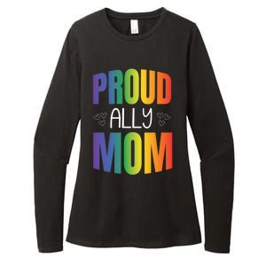 Proud Ally Mom Proud Lgbt Mom Gift Lesbian Pride Lgbtq Ally Meaningful Gift Womens CVC Long Sleeve Shirt